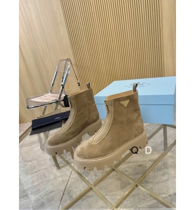 Prada suede boots 