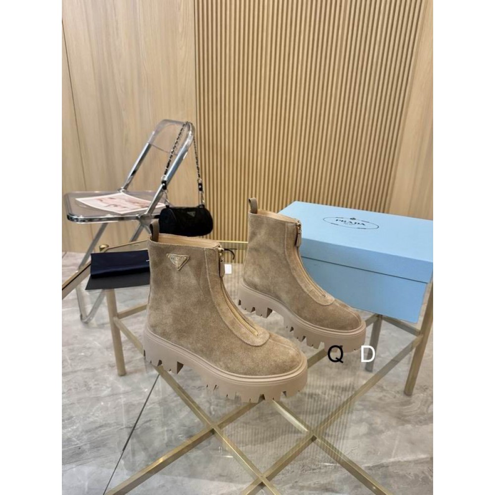 Prada suede boots  Shoes