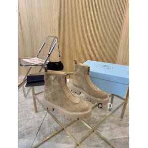 Prada suede boots  Shoes