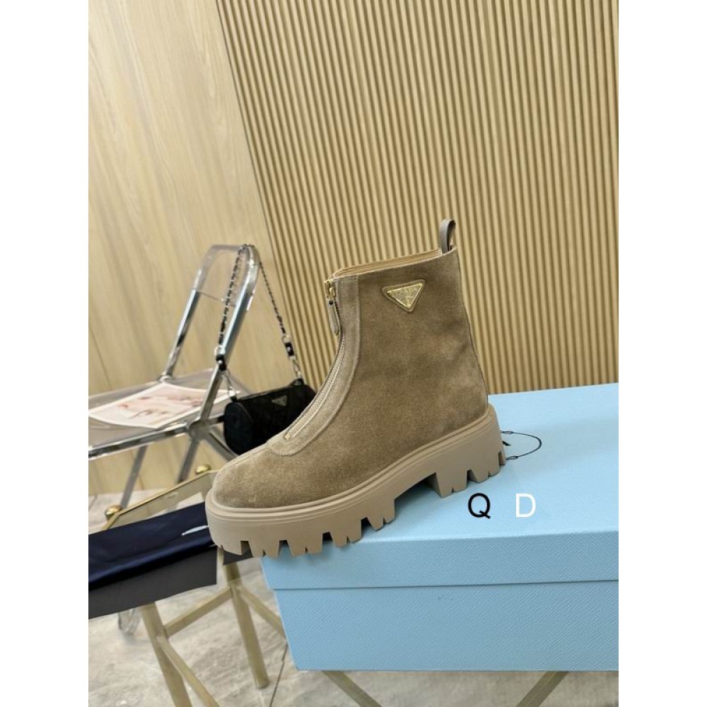 Prada suede boots  Shoes