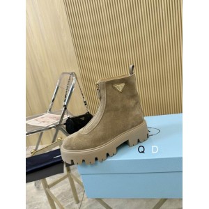 Prada suede boots  Shoes