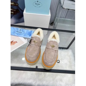 Prada suede loafers 36-42 shearling insole  Shoes