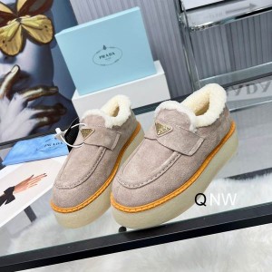 Prada suede loafers 36-42 shearling insole  Shoes