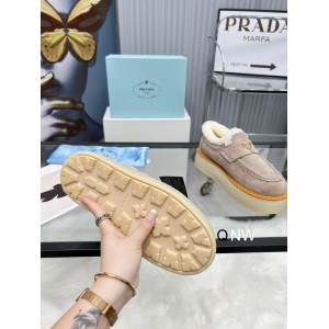 Prada suede loafers 36-42 shearling insole  Shoes