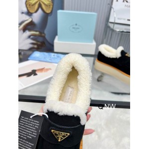 Prada suede loafers 36-42 shearling insole  Shoes