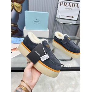 Prada suede loafers 36-42 shearling insole  Shoes