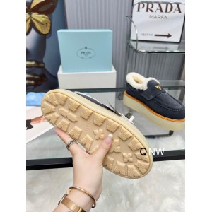 Prada suede loafers 36-42 shearling insole  Shoes