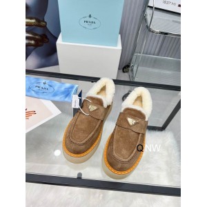 Prada suede loafers 36-42 shearling insole  Shoes