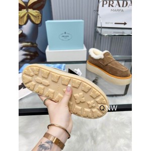 Prada suede loafers 36-42 shearling insole  Shoes