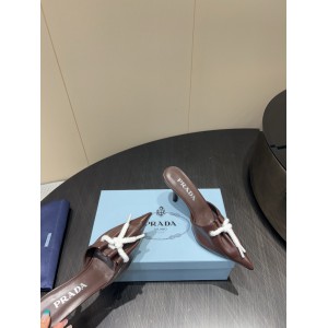 Prada slingback pumps with cord details 35-42 8.5cm Shoes