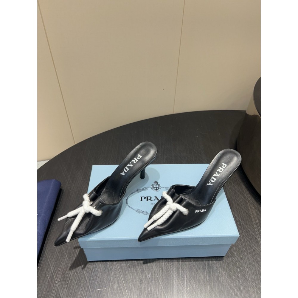 Prada slingback pumps with cord details 35-42 8.5cm Shoes