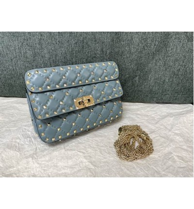 Valentino Rockstud Spike leather bag 20x6x12cm
