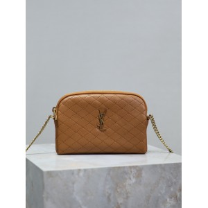 Ysl Gaby zipped pouch in quilted patent leather 19 x 11 x 3 cm Bags