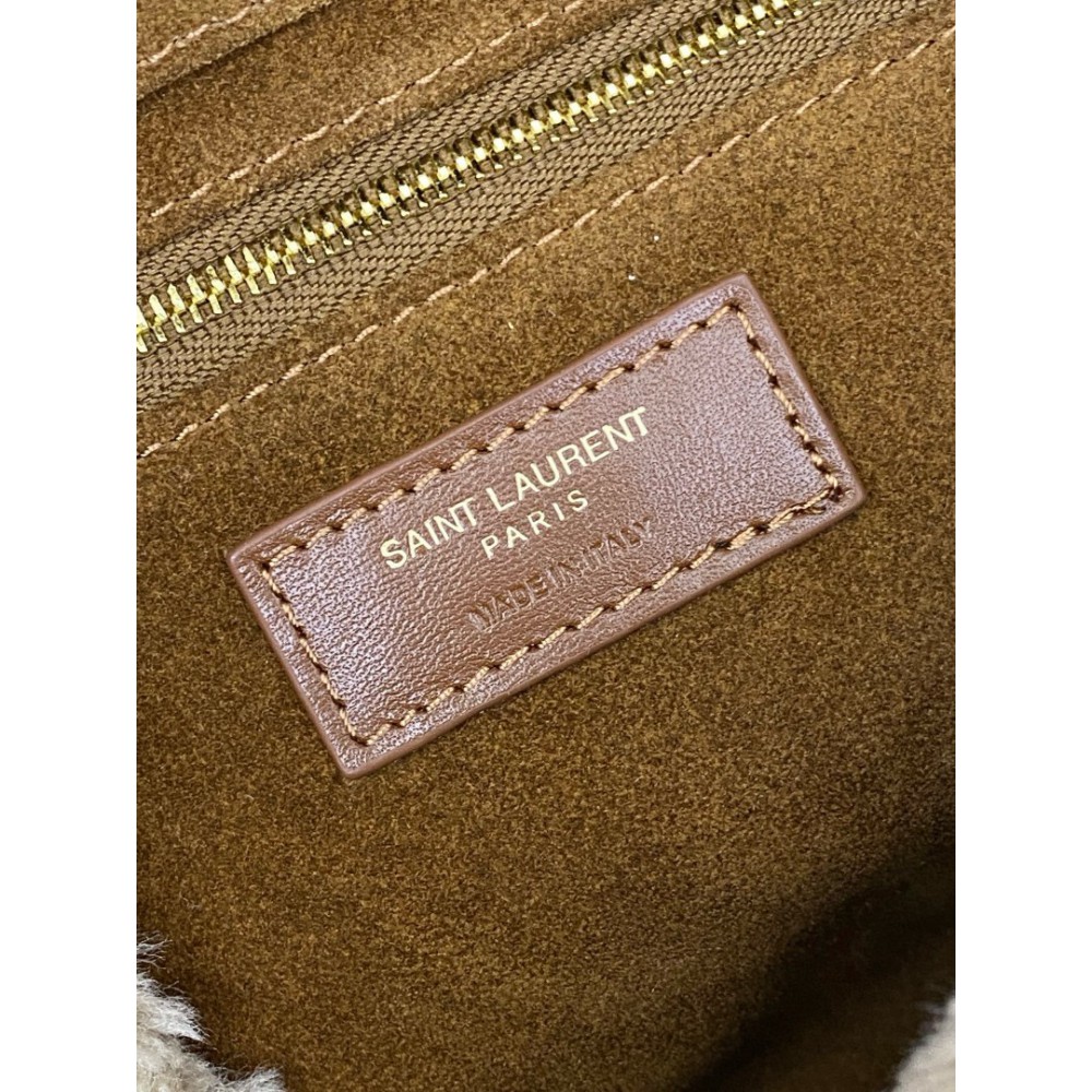 Ysl Icare extra large embellished shearling tote  Bags