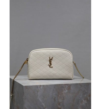 Ysl Gaby zipped pouch in quilted leather 19 x 11 x 3 cm
