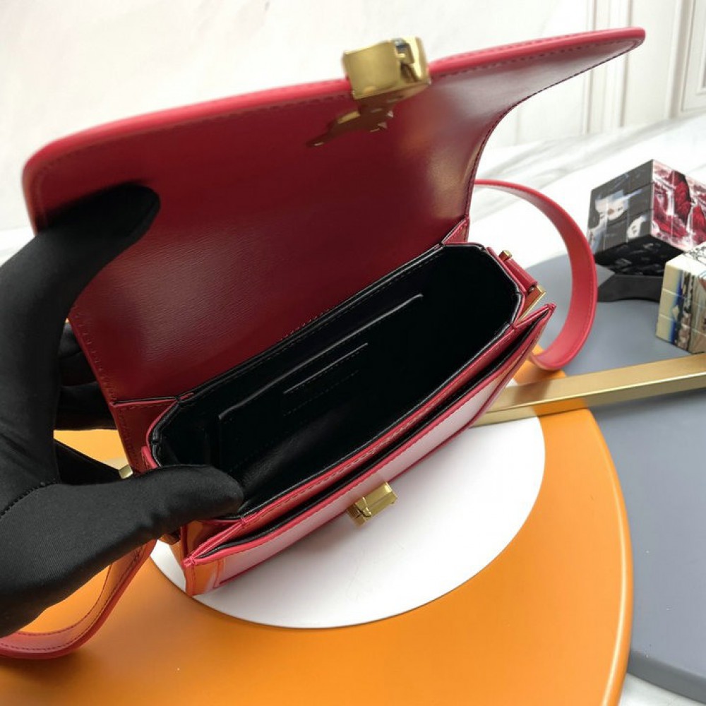 Ysl solferino 19x13cm dark red  Bags