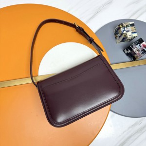 Ysl solferino box bag 24.5×15×8.5cm burgundy Bags