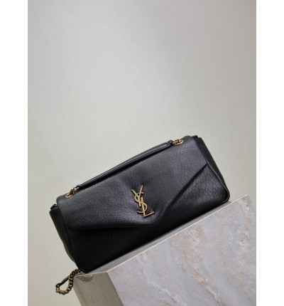 Ysl CALYPSO medium in grained lambskin 30 X 15 X 5–7.5 CM