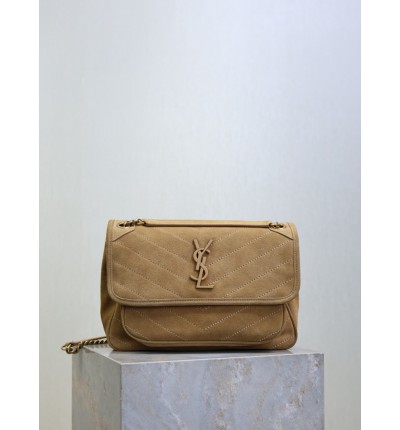 Ysl niki bag 28x20cm suede 
