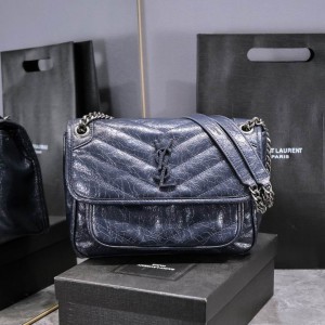 Ysl niki bag vintage leather 28x20cm Bags