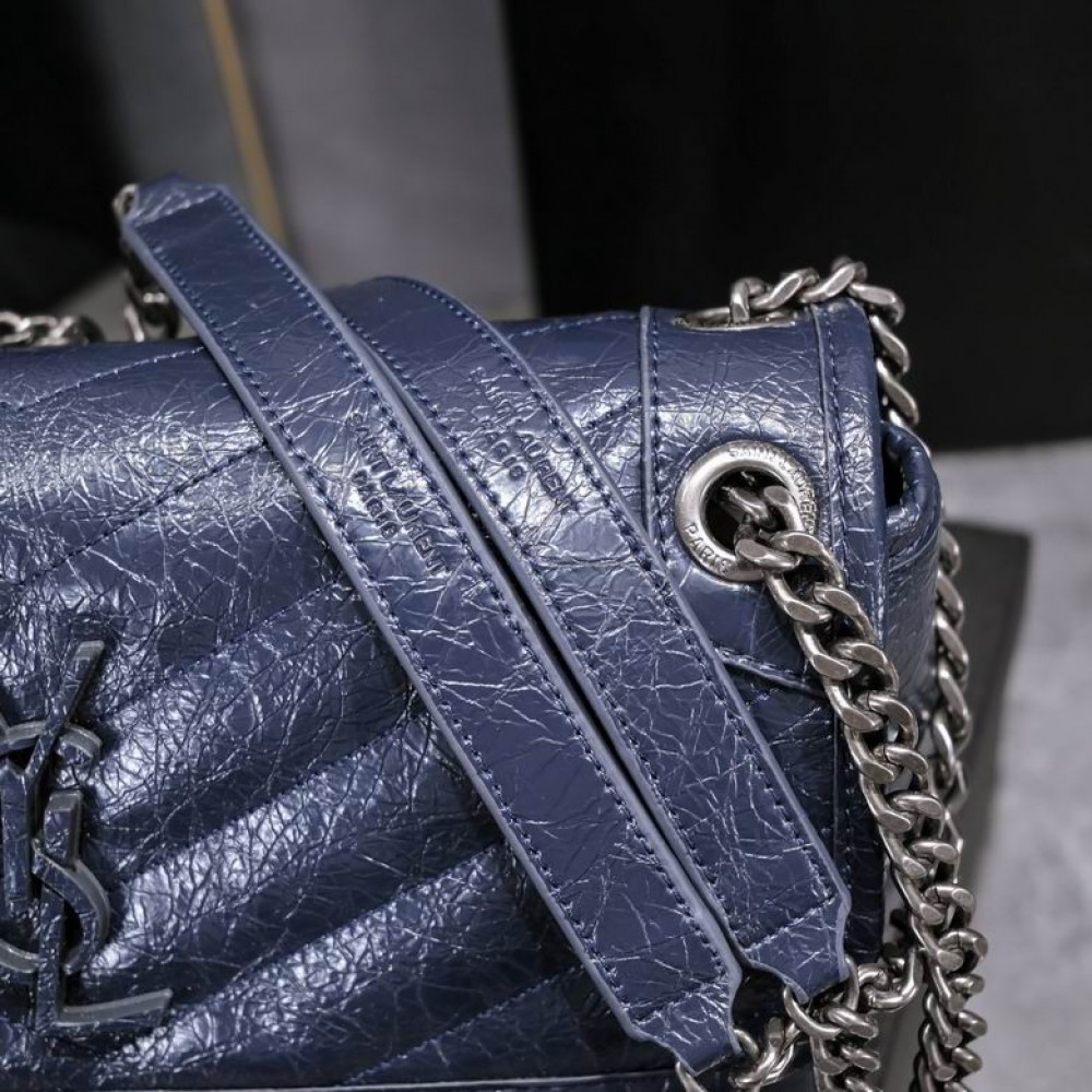 Ysl niki bag vintage leather 28x20cm Bags