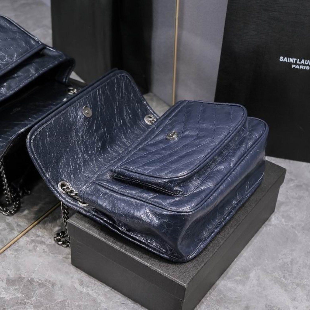 Ysl niki bag vintage leather 28x20cm Bags