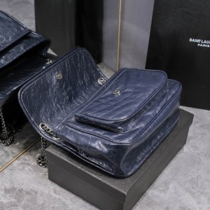 Ysl niki bag vintage leather 28x20cm Bags