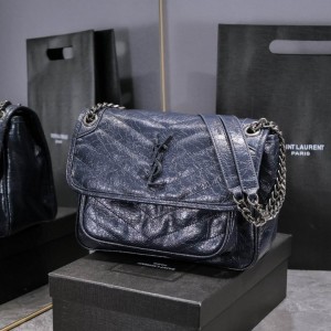 Ysl niki bag vintage leather 28x20cm Bags