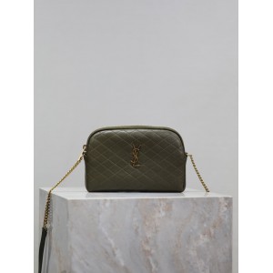 Ysl Gaby zipped pouch in quilted leather 19 x 11 x 3 cm Bags