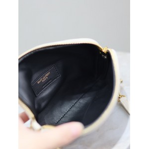 Ysl Gaby zipped pouch in quilted leather 19 x 11 x 3 cm Bags