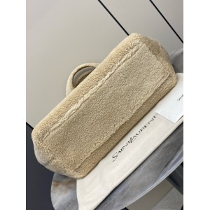 Ysl Icare extra large embellished shearling tote  Bags