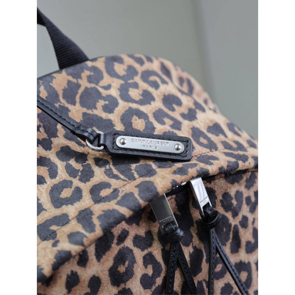Ysl backpack leopard print 38x30x17cm Bags