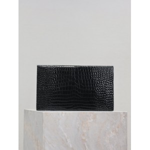 Ysl UPTOWN pouch in croc effect leather 27 x 16 x 2 CM