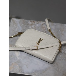 Ysl Gaby zipped pouch in quilted leather 19 x 11 x 3 cm Bags