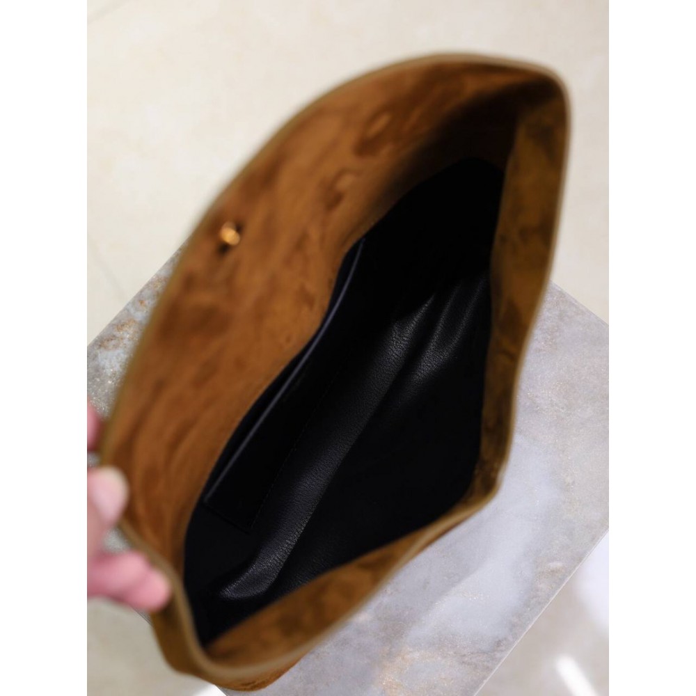 Ysl Cassandre Large envelope pouch suede 29.5x18x4.5cm Bags