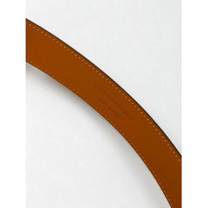 Ysl belt  LA 66 buckle 3cm leather 100% brown