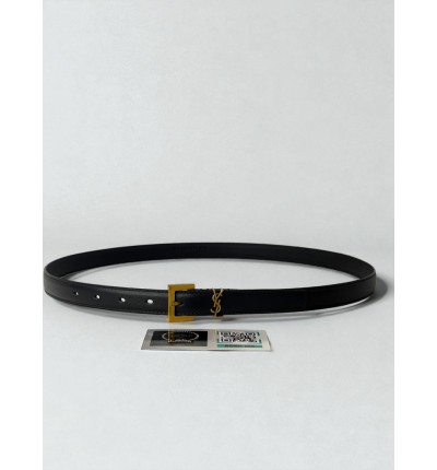 Ysl belt 2cm gold tone
