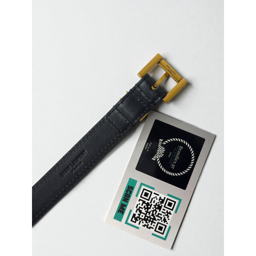 Ysl belt 2cm gold tone Accesories