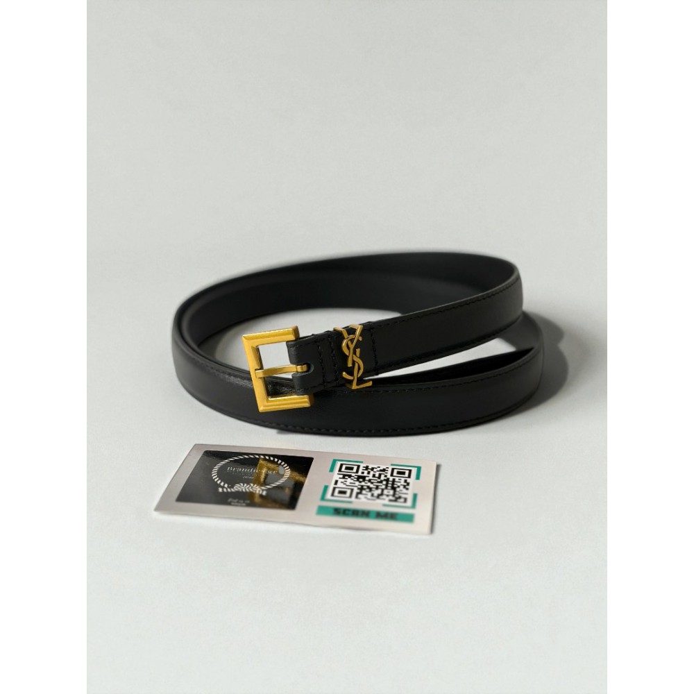 Ysl belt 2cm gold tone Accesories
