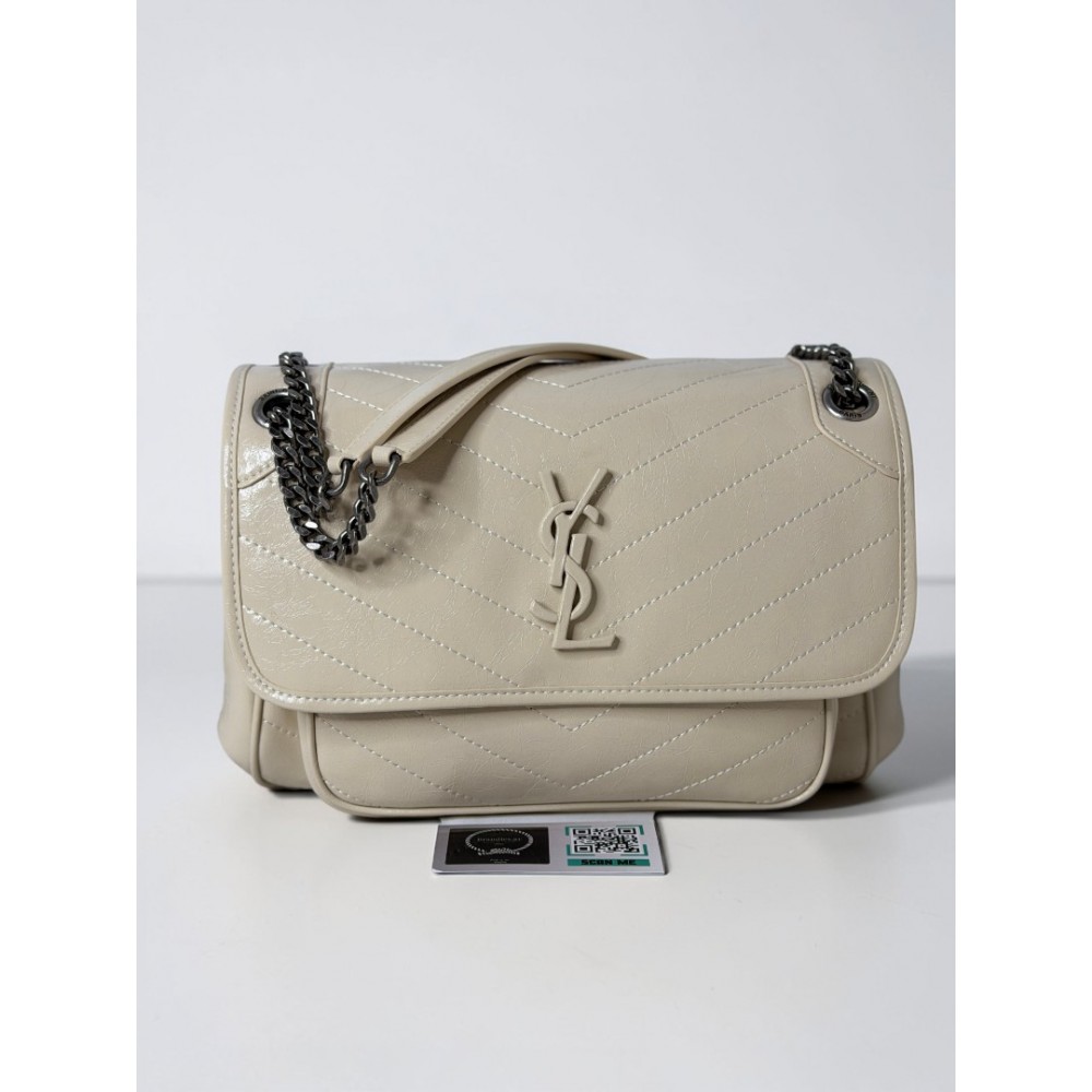 Ysl niki bag vintage leather 28x20cm Bags
