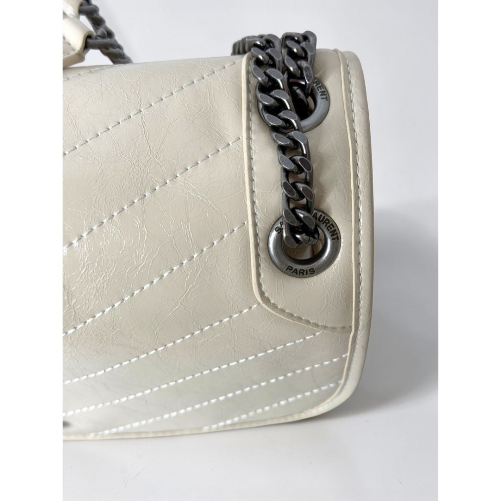 Ysl niki bag vintage leather 28x20cm Bags