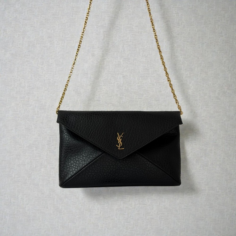 Ysl CASSANDRE pouch on chain in lambskin  Bags