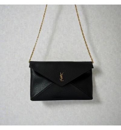 Ysl CASSANDRE pouch on chain in lambskin 