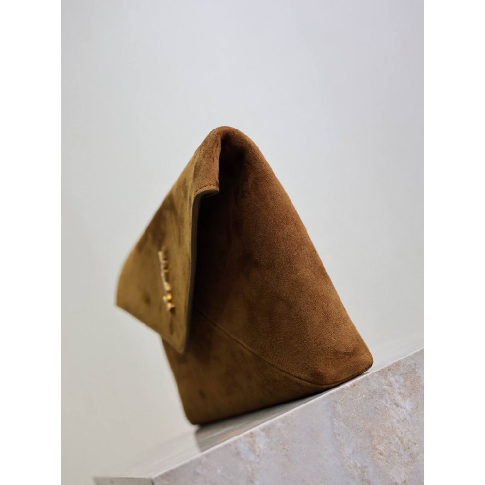 Ysl Cassandre Large envelope pouch suede 29.5x18x4.5cm Bags
