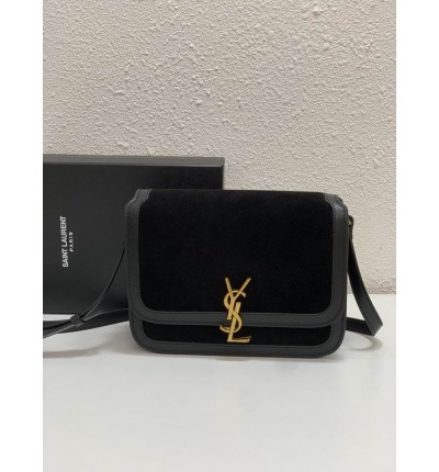 Ysl solferino suede bag 19x13x5cm