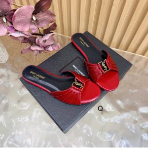 Ysl Babylone slides in smooth leather 36-42 Shoes