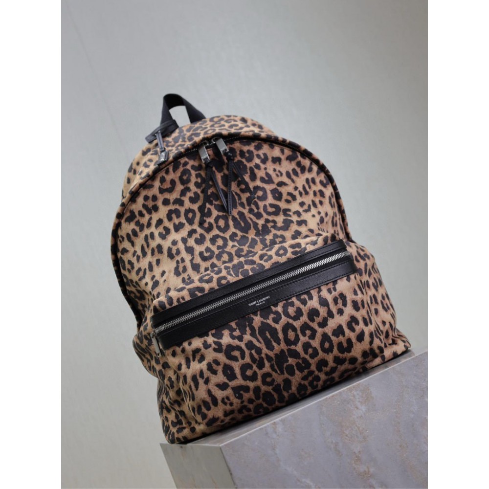 Ysl backpack leopard print 38x30x17cm Bags