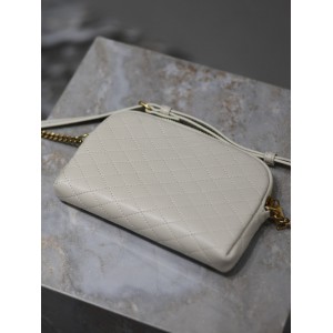 Ysl Gaby zipped pouch in quilted leather 19 x 11 x 3 cm Bags