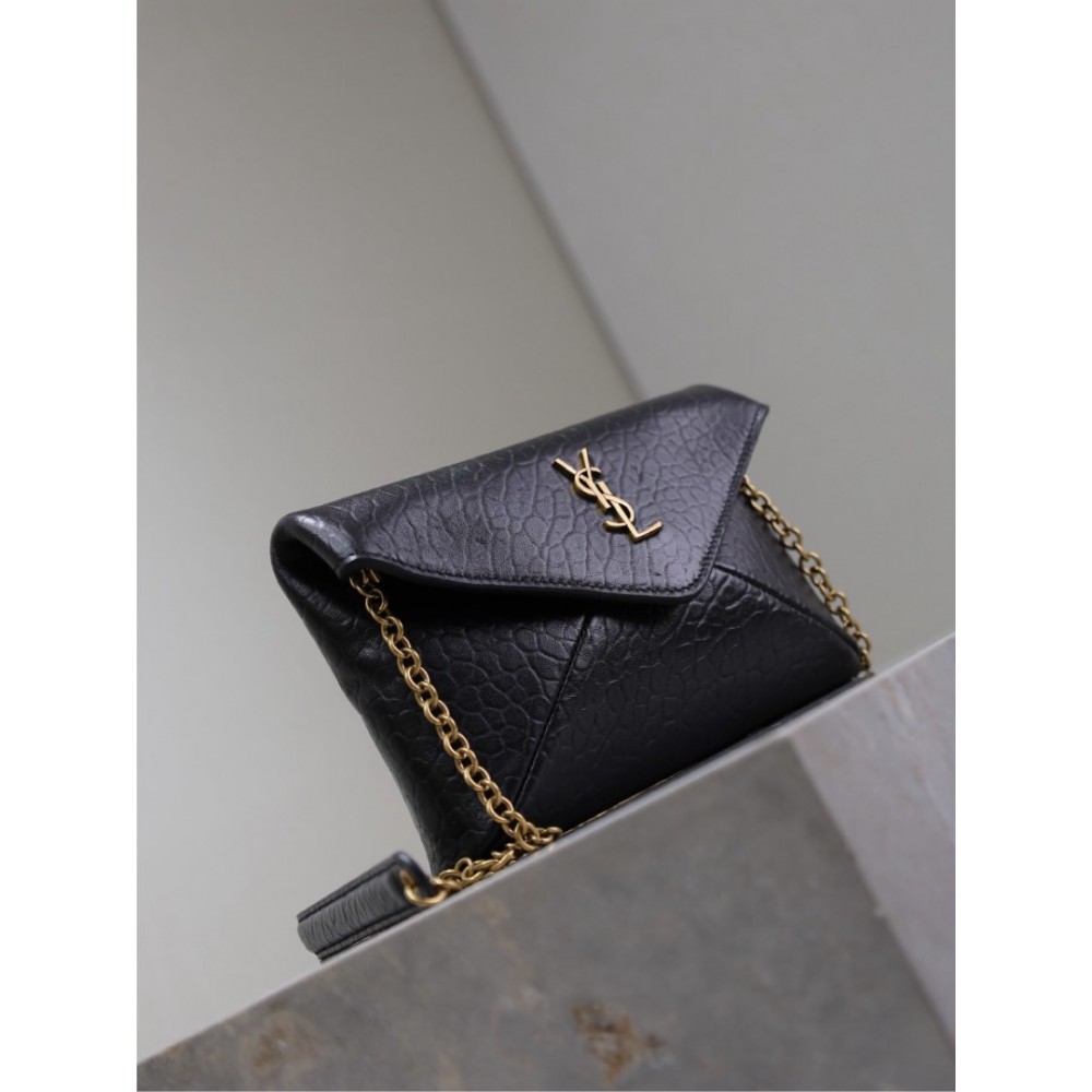 Ysl Cassandre Chain Pouch 19×12×3cm Bags