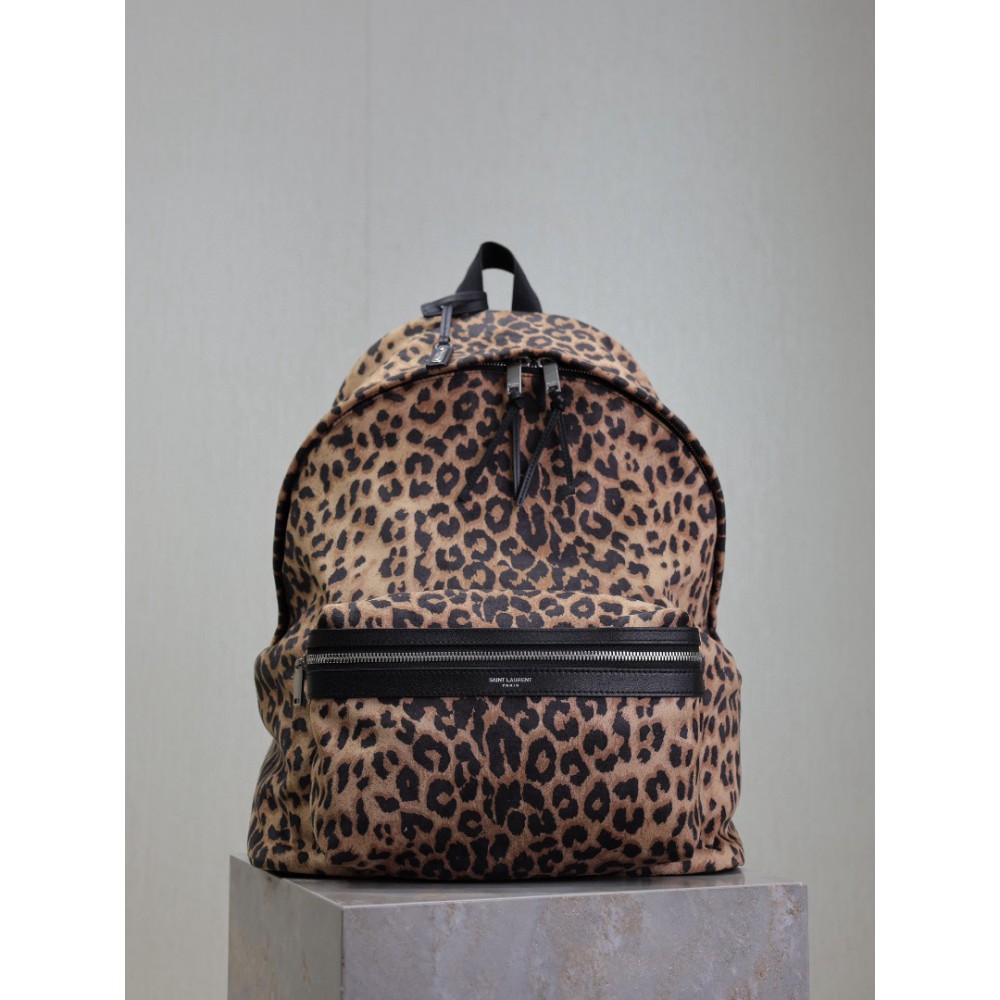 Ysl backpack leopard print 38x30x17cm Bags
